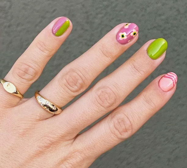 16 απλές ανοιξιάτικες ιδέες για nail art